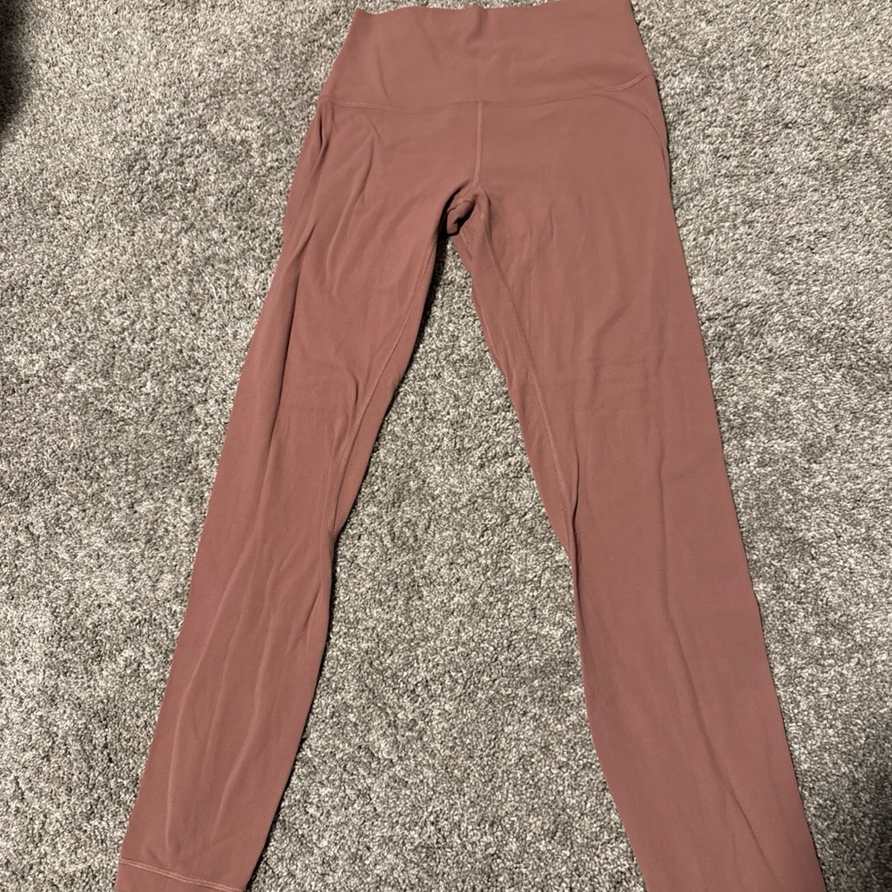 Lululemon Align Leggings Women’s 6 High-Waisted Mauve Leggings